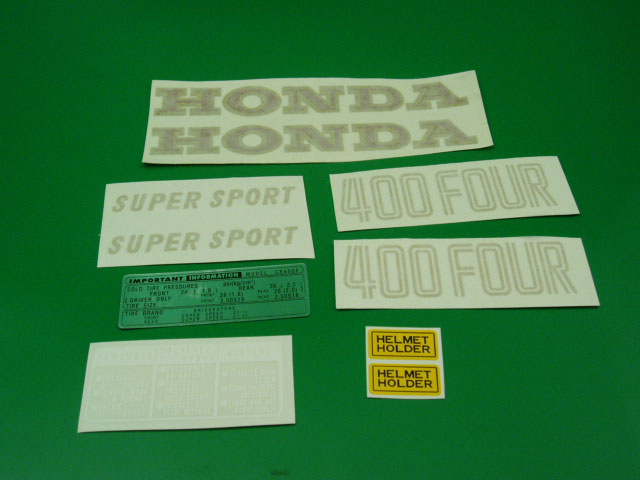 Honda 400 SS blu serie adesivi @