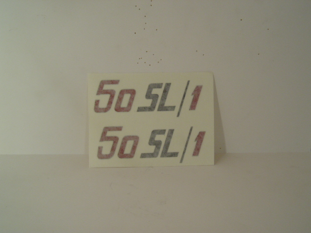 Ducati 50SL/1 adesivi