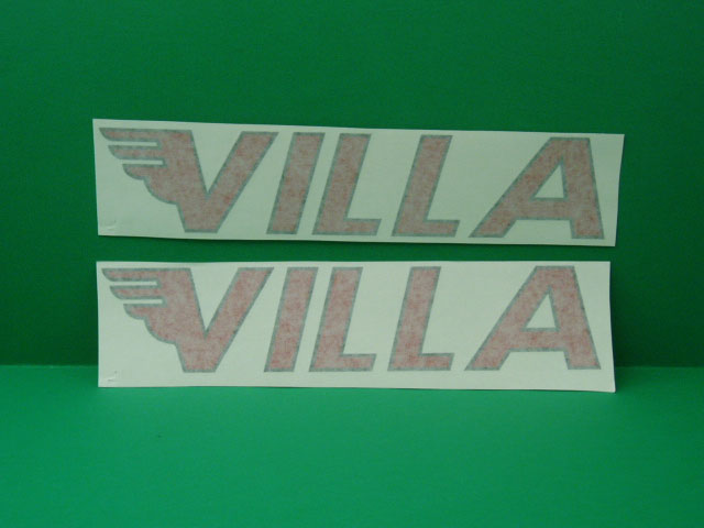 Villa red stickers