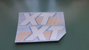 Yamaha XT 2KF adesivi serbatoio