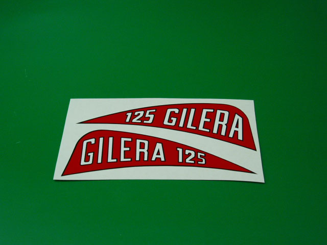 Gilera 125 tagliavento scritta trasparente @