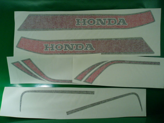 @ Honda BOL D'OR rossa adesivi @