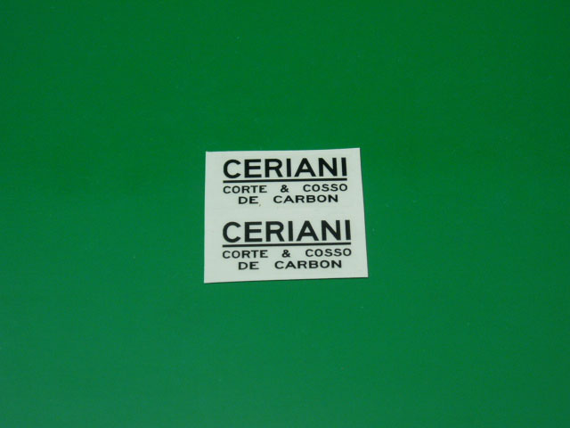 Ceriani Corte e Cosso adesivi nero