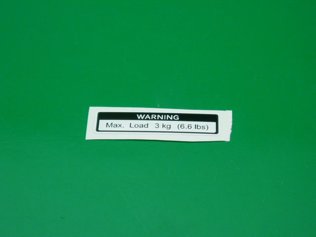 Yamaha Tenere 55W etichetta @