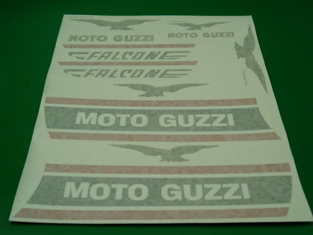 Moto Guzzi Nuovo Falcone '71 '75 serie adesivi
