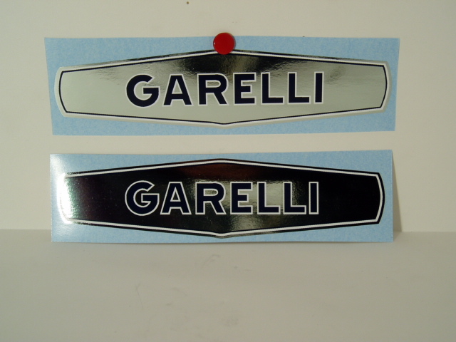 Garelli adesivi cromo @