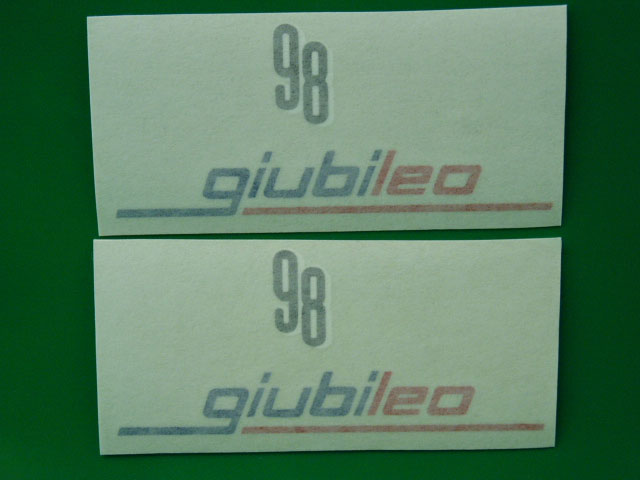 Gilera Giubileo 98 blu/rosso adesivi @