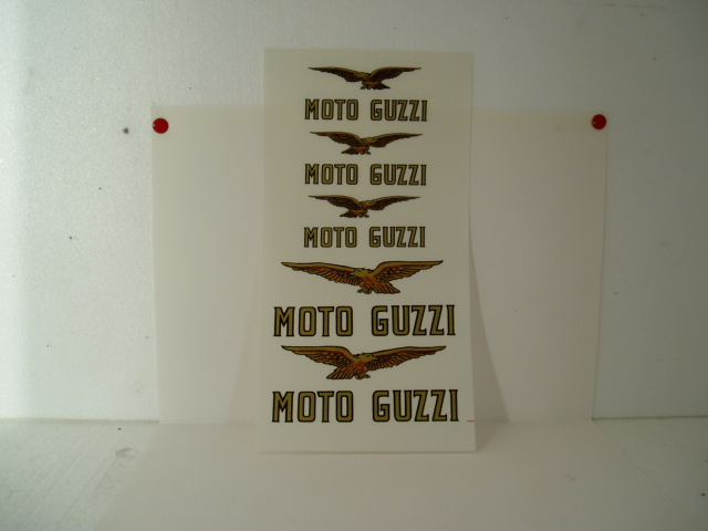 Moto Guzzi serie adesivi