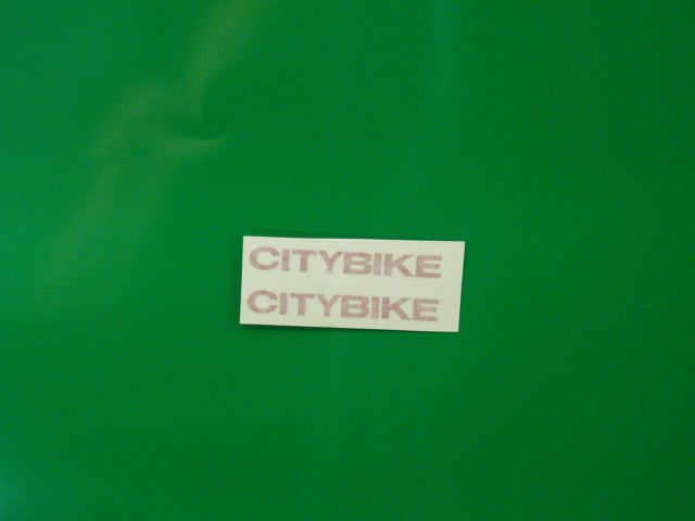 Benelli Citybike adesivi