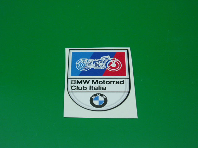 BMW Motorrad Club italia adesivo cm 7.5