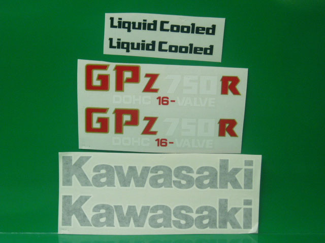 Adesivi Kawasaki GPZ 750 R '83 '84