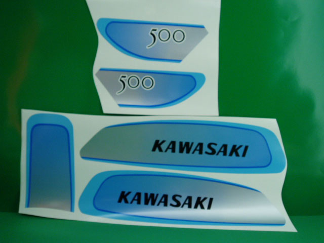 @ Kawasaki 500 H1A 1971 adesivi @