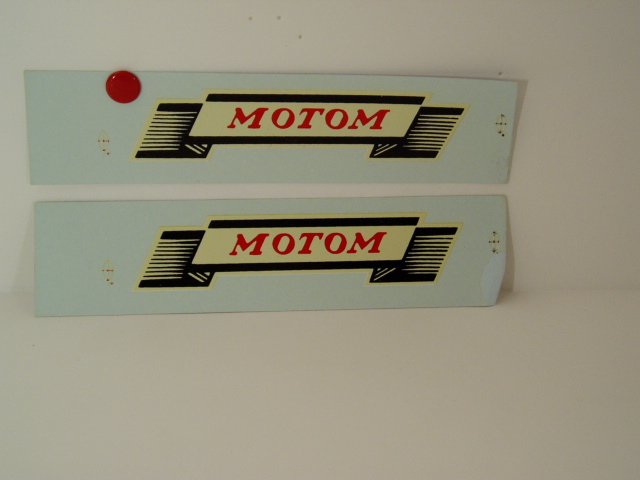 Motom decals