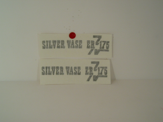 SWM silver vase ER 175 7V adesivi