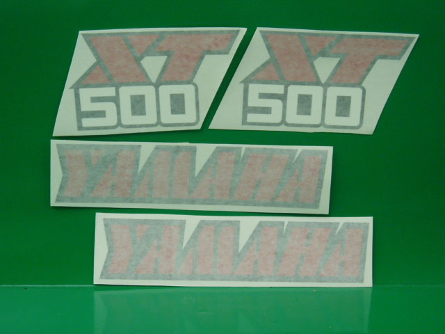 Yamaha XT500 serie adesivi