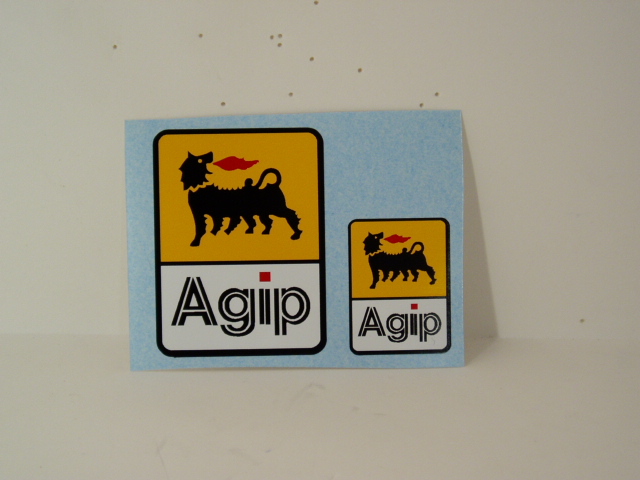 Agip adesivi @