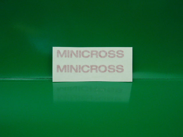 Minicross adesivi