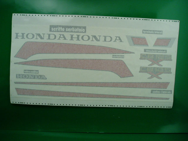 Honda CBX 125 argento serie adesivi @