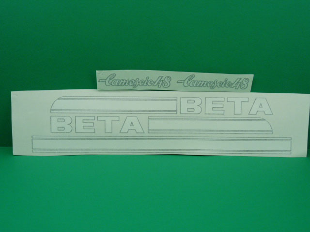 Beta Camoscio 48 serie adesivi @