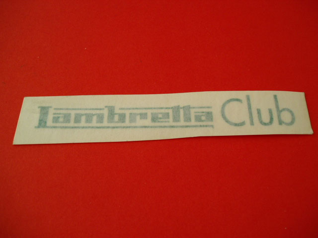 Adesivo Lambretta club