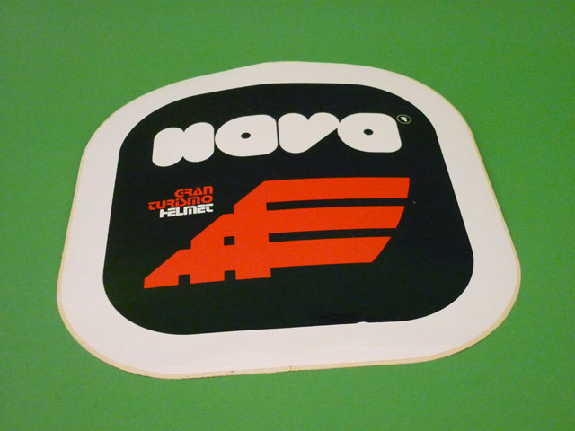 adesivo vintage Nava helmets