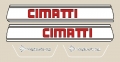 cimatti sagittario 6M prima serie adesivi @