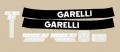 Garelli cross KL 50 adesivi moto rossa @