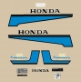 Honda CB 125 Endurance serie adesivi azzurro @