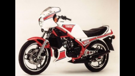 Yamaha RD 350 LC 31K '82 serie adesivi moto bianca