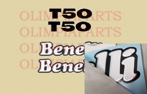 Serie adesivi Benelli T 50 @