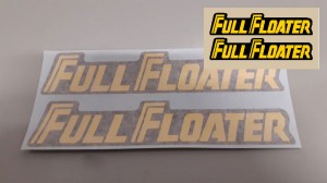 Full floater adesivi Suzuki @