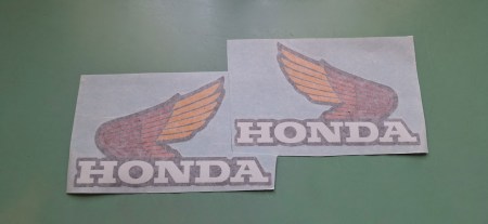 Honda adesivi ali @