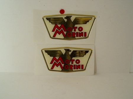 Moto Morini loghi resinati