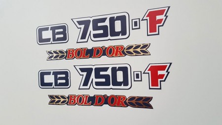 honda CB 750 bol D'or adesivi fianchetti