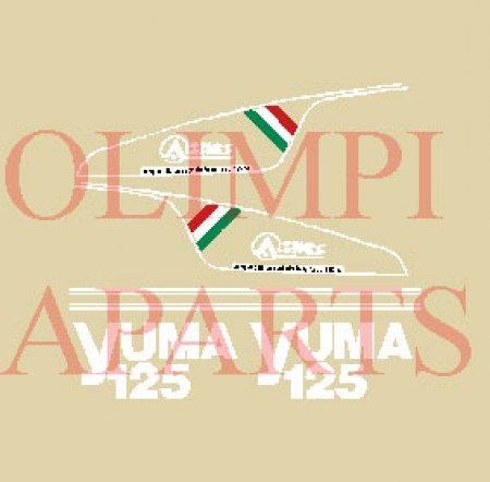 Aspes Yuma II serie 1981 - 82 adesivi @