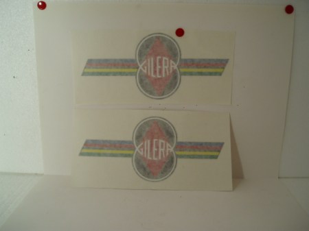 Gilera 124 adesivi @