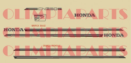 Honda CN 250 spazio adesivi @