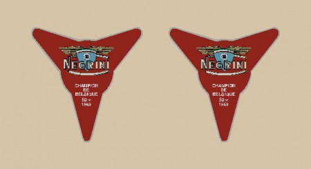 adesivi negrini fianchetti fondo rosso @