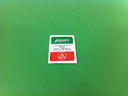 Adesivo Aspes campione italiano 3.2 x 4.4