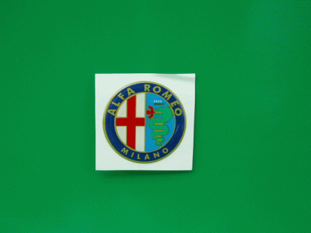 Alfa Romeo adesivo resinato