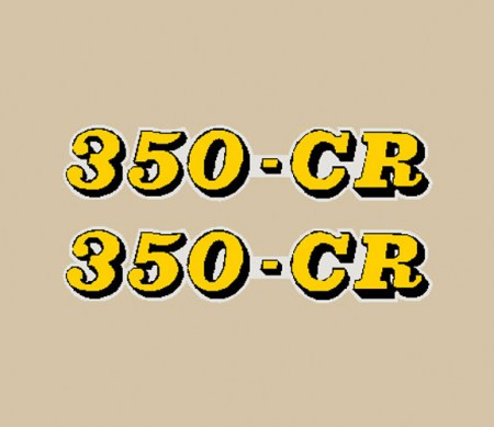 Beta 350 CR adesivi  fianchetti @