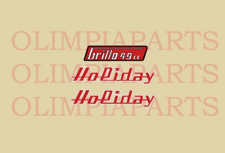 Gitan holiday grillo 49cc serie adesivi @