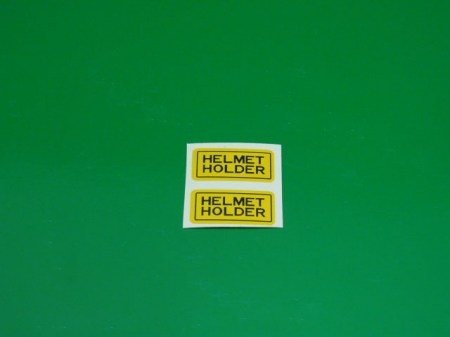 helmet holder adesivi